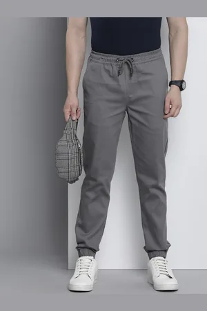 The Indian Garage Co Men Solid Slim Fit Joggers