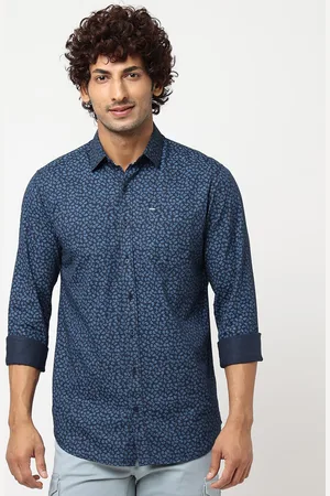 Blue Buddha Floral Printed Cotton Casual Shirt