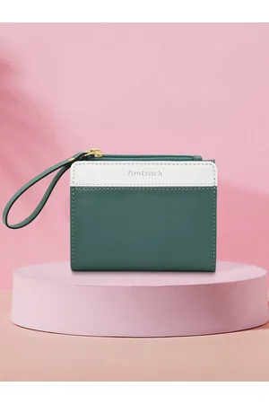 Fastrack Women ColourBlocked Wallet With Wristlet