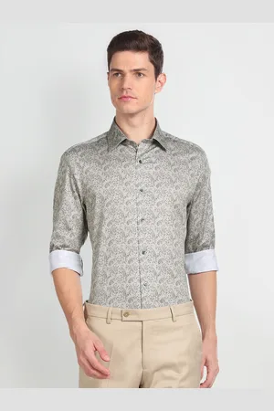 Arrow Ethnic Motifs Printed Regular Fit Pure Cotton Casual Shirt