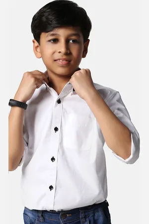 Tahvo Boys Slim Fit Opaque Casual Shirt
