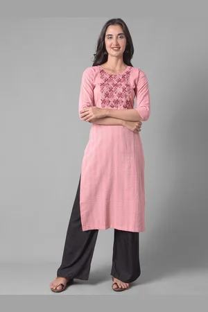Dollar Missy Floral Yoke Design Thread Work Kurta