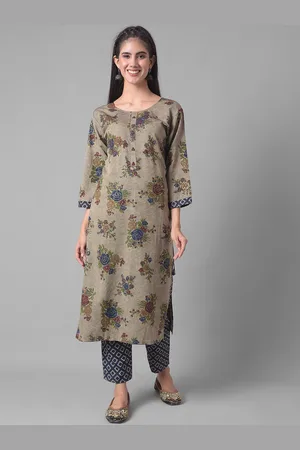 Dollar Missy Floral Printed Kurta With Trousers