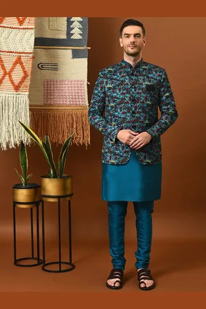 Hangup Floral Printed Regular Kurta With Pyjamas