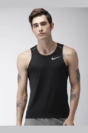 Nike Men Black AS M NK DRY MILLER T-Shirt