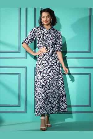 HERE&NOW Printed Top & Skirt Co-Ords Set