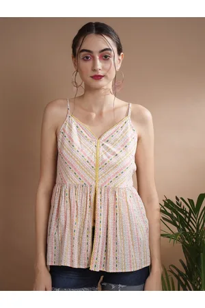 DressBerry Print Ethnic Cotton Top