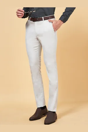 Pantaloons Slim Fit Low-Rise Formal Trousers