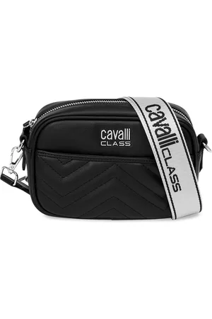 Roberto Cavalli Quilted Structured Sling Bag