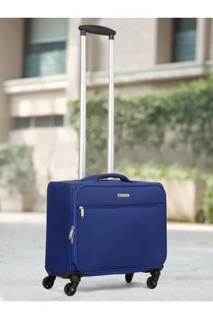 Teakwood Leathers Soft Sided Overnighter Overnighter Trolley Suitcase