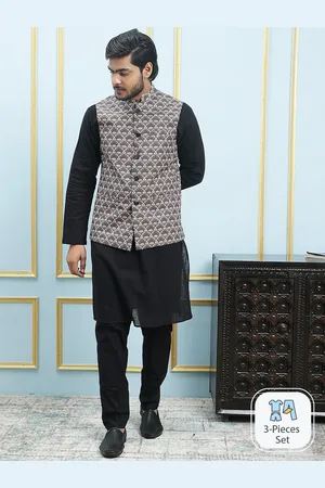 See Designs Printed Pure Cotton Nehru Jackets