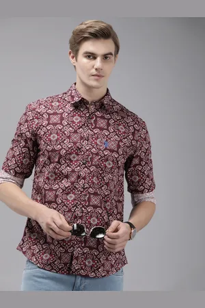 Ralph Lauren Ethnic Motifs Printed Pure Cotton Casual Shirt