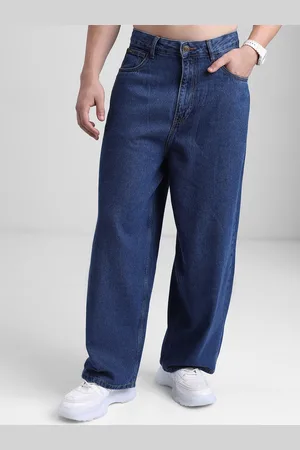 Highlander Men Blue Relaxed Fit Mid-Rise Clean Look Jeans