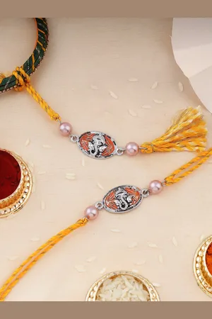 ESTELE Set Of 2 Bhaiya Bhabhi Rakhi