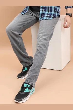 Highlander Men Straight Fit Clean Look Light Fade Cotton Jeans
