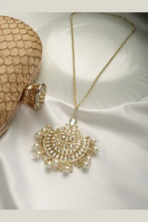 TEEJH Women Gold-Plated Necklace