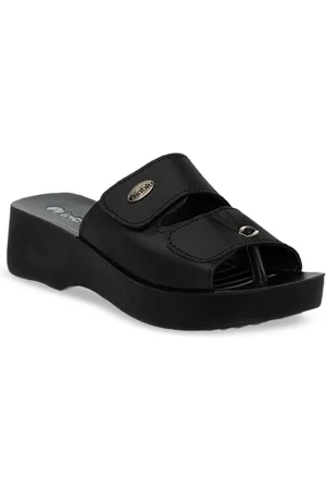 Inblu Textured Lightweight Anti Skid Open Toe Flats