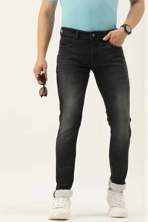 Peter England Men Skinny Fit Light Fade Stretchable Jeans