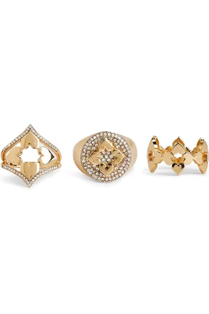 Aldo Set Of 3 Artificial Stones Finger Rings