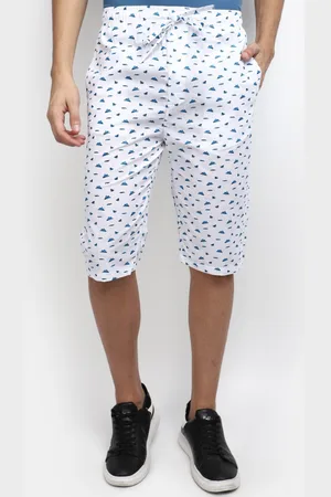 V-Mart Men Conversational Printed 3/4th Cotton Shorts