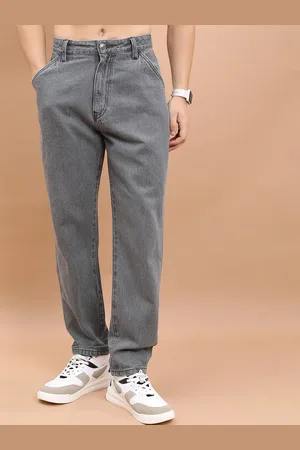 Buy Highlander Grey Tapered Fit Stretchable Jeans for Men Online at Rs.599  - Ketch