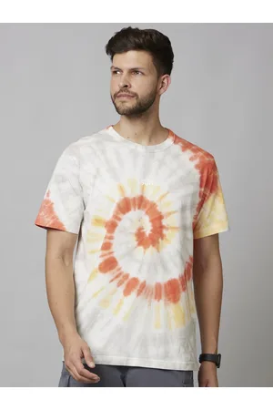 Celio Tie and Dye Cotton Casual T-Shirt