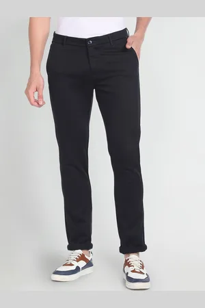 Arrow Men Skinny Fit Mid-Rise Cotton Chinos Trousers