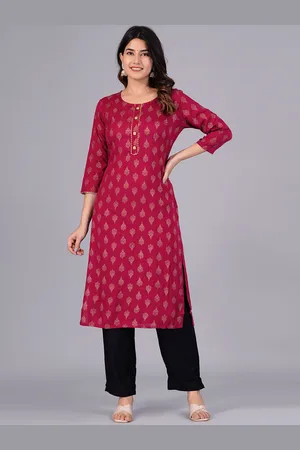 DORIYA Ethnic Motifs Printed Gotta Patti Regular Kurta with Trousers