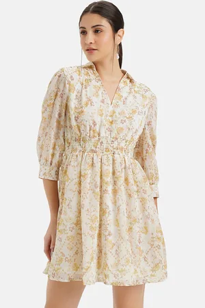 Kazo Print A-Line Mini Dress