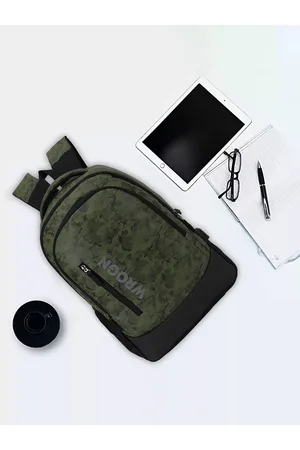 WROGN Unisex Brand Logo Printed Backpack