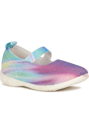 Bubblegummers Girls Printed Fabric Ballerinas