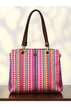 Sangria Textured Shoulder Bag