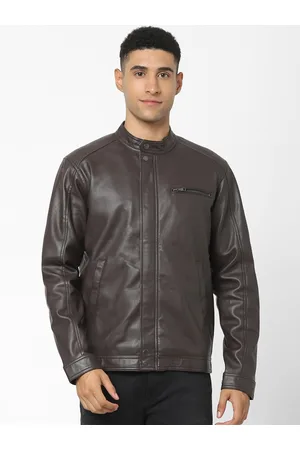Celio Stand Collar Biker Jacket