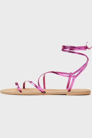 Calliope Women High-top Open Toe Flats