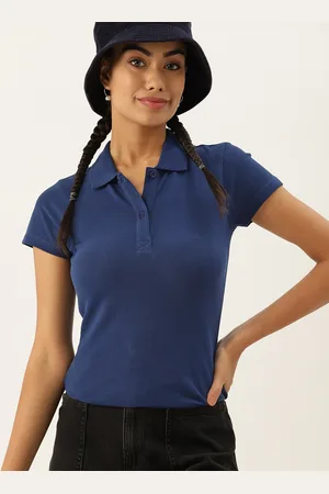 DressBerry Pure Cotton Polo Collar T-shirt