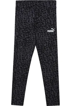 PUMA Girls Printed ESS+ ANIMAL Youth Cotton Tights