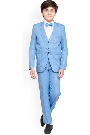 BAESD Boys 4 Pieces Single-breasted Party Suit Set