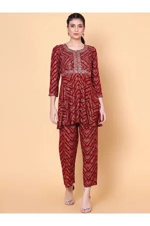 Bani Women Bandhani Printed Tunic & Trousers