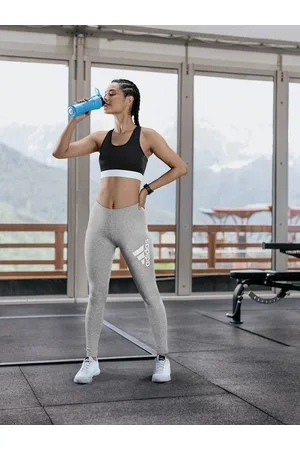 adidas Women Grey Melange FI BOS Printed Tights