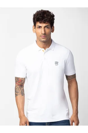 SPYKAR Men Polo Collar Slim Fit Cotton T-shirt