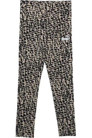 PUMA Girls ESS+ ANIMAL Youth Printed Cotton Tights