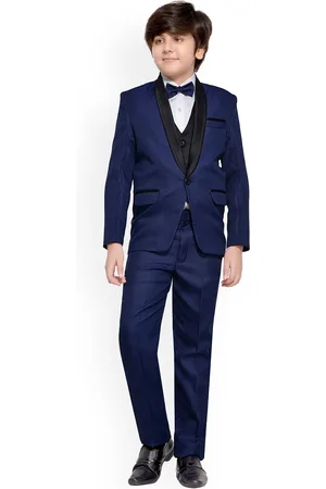 BAESD Boys 4-Piece Single-breasted Party Suit Set