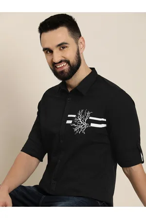 HERE&NOW Men Slim Fit Opaque Printed Casual Shirt
