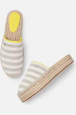 Tommy Hilfiger Women Crochet Espadrilles Mules