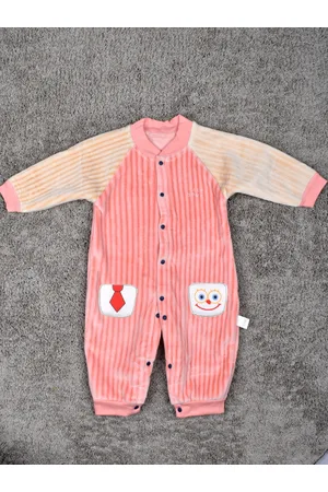Moms Home Infants Printed Organic Cotton Rompers