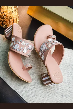 Nidhi Rathi Embellished One-Toe Block Heels
