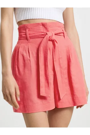 Calliope Women High-Rise Papperbag Shorts