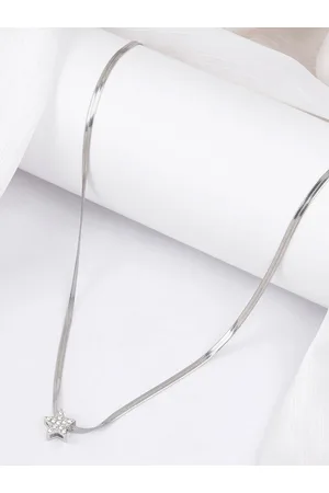 BeWitched Silver-Plated Star Charm Necklace