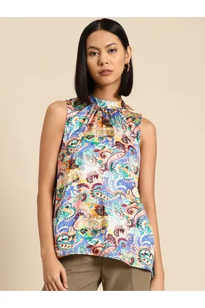 all about you Sleeveless Floral Printed Top