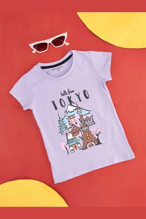 Pantaloons Girls Printed Cotton T-shirt